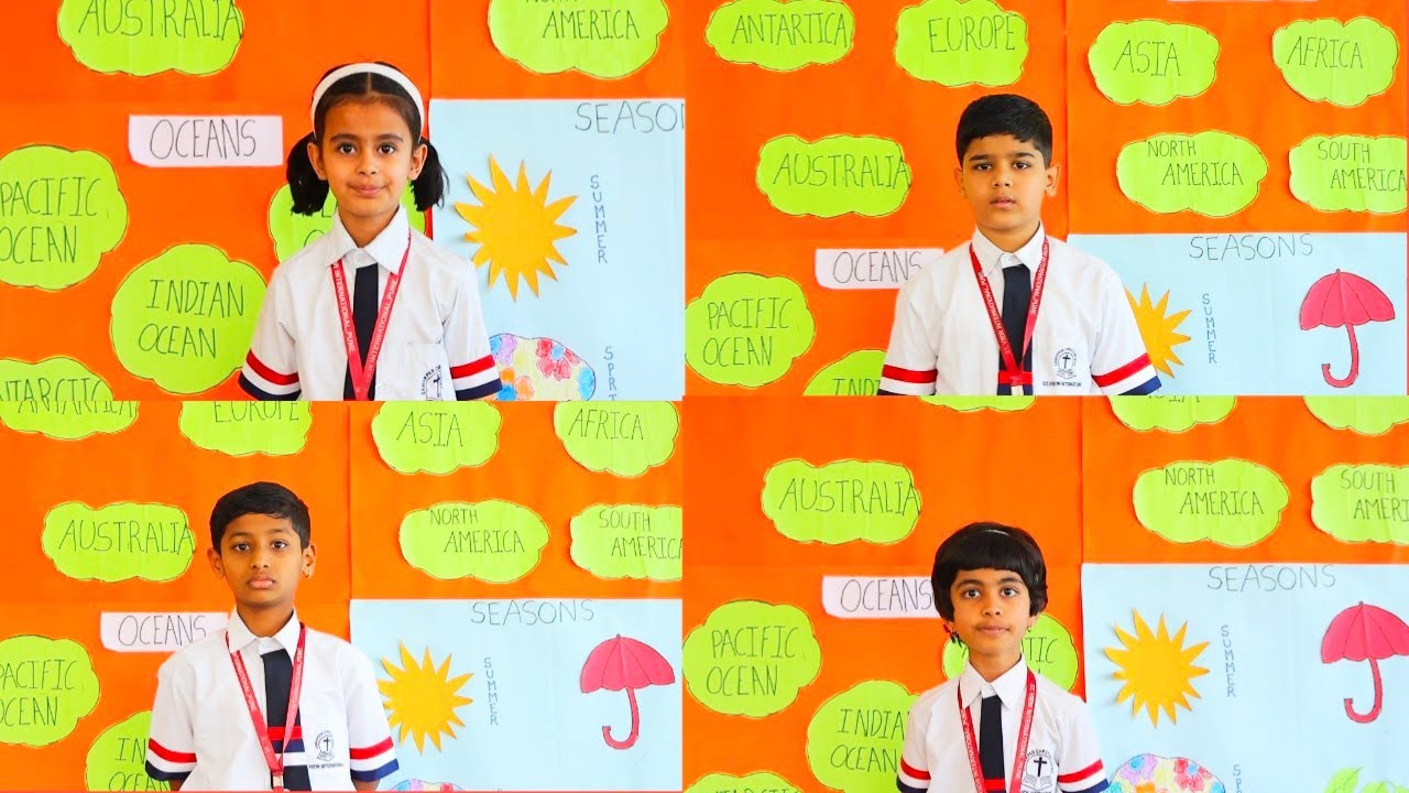 St View International:- Social Studies - Continents / Landforms / Seasons 