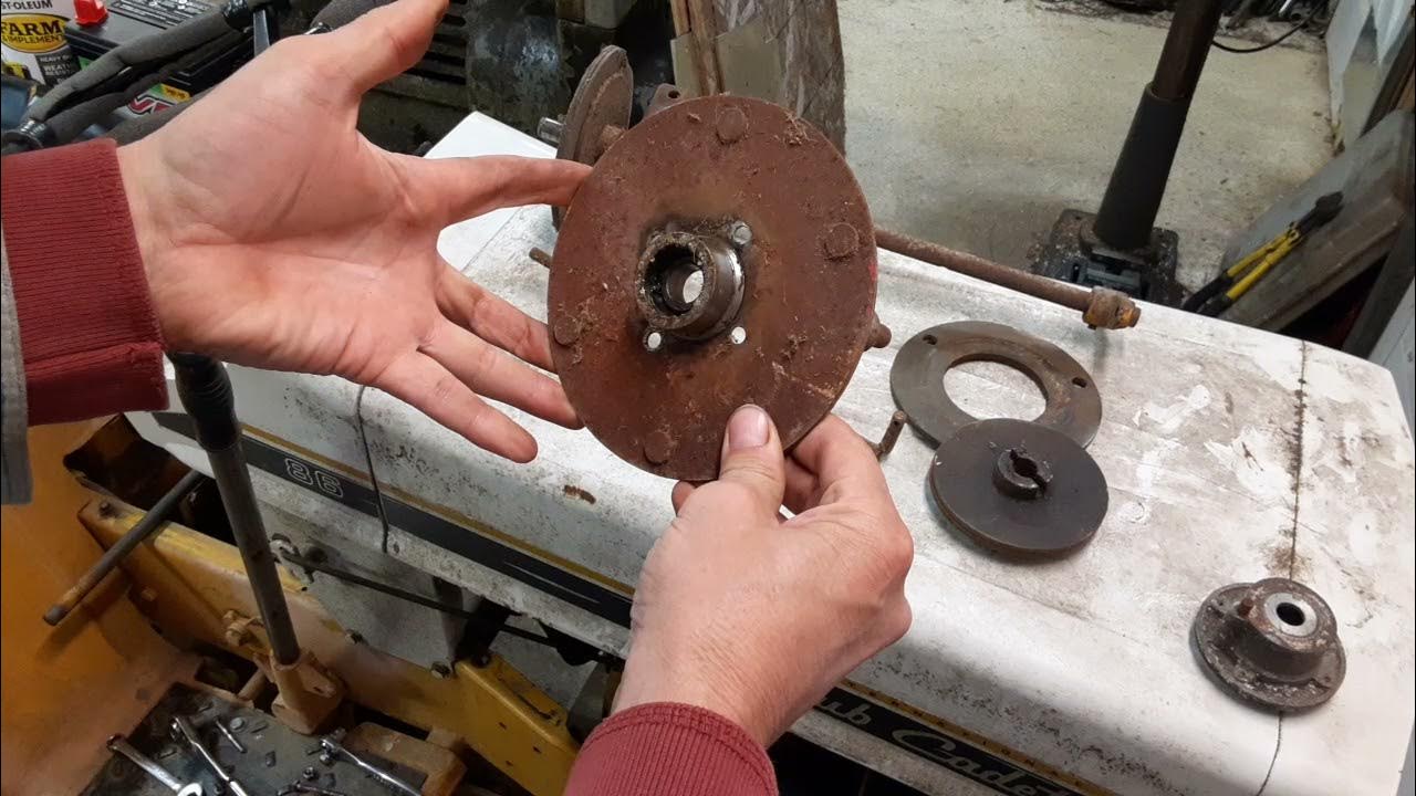 cub cadet clutch and drive line repairs part 1 YouTube