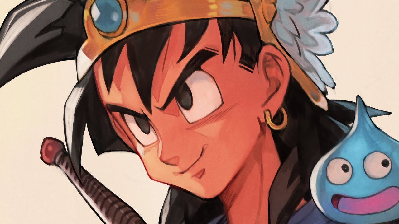 speed paint - Abel Dragon Quest Legend of the Hero Abel - YouTube