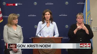 Gov. Noem holds South Dakota COVID-19 update Friday, March 27