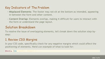 Solving the Form Overlapping Footer Issue in HTML/CSS