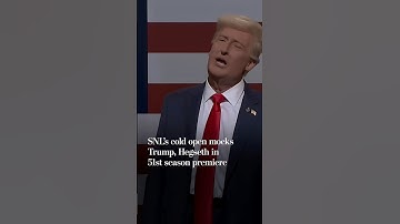 SNL’s cold open mocks Trump, Hegseth in 51st season premiere