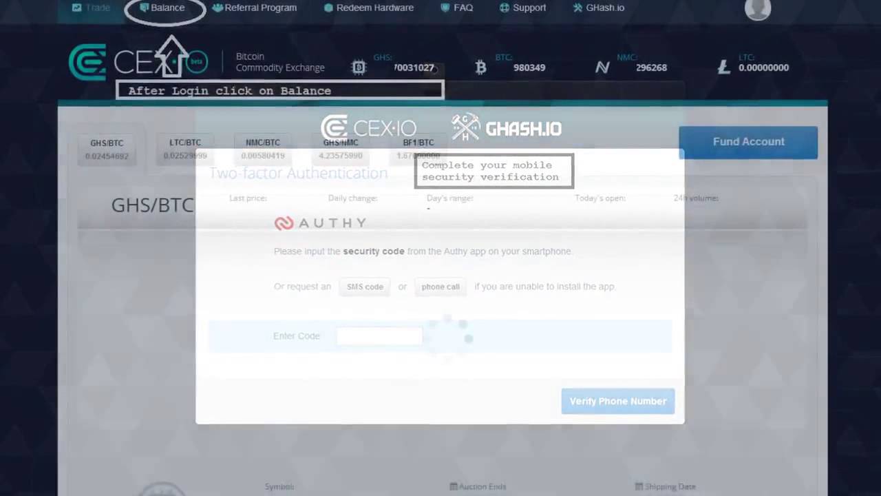How To Create Cexio Account And Redeem Bitcoin Mining Cexio