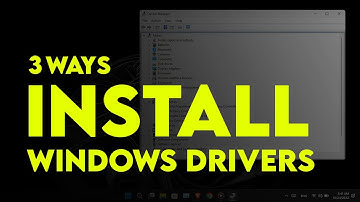 How to Install Windows 11 Drivers after installing Windows?