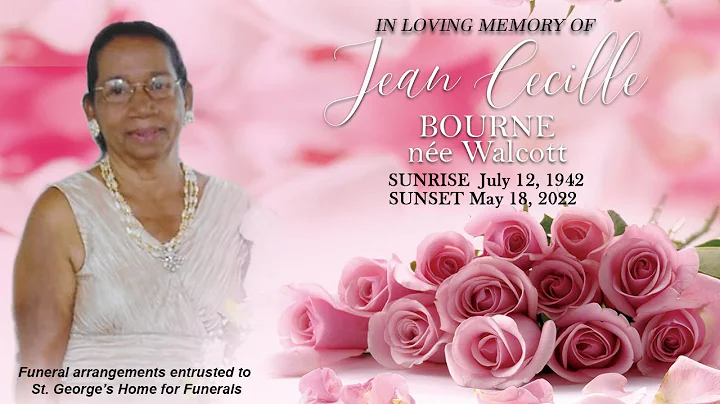 Celebrating the Life of Jean Cecille Bourne ne Wal...
