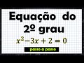  como resolver equao do 2 grau  passo a passo  frmula de bhaskara  prof rodrigo ribeiro