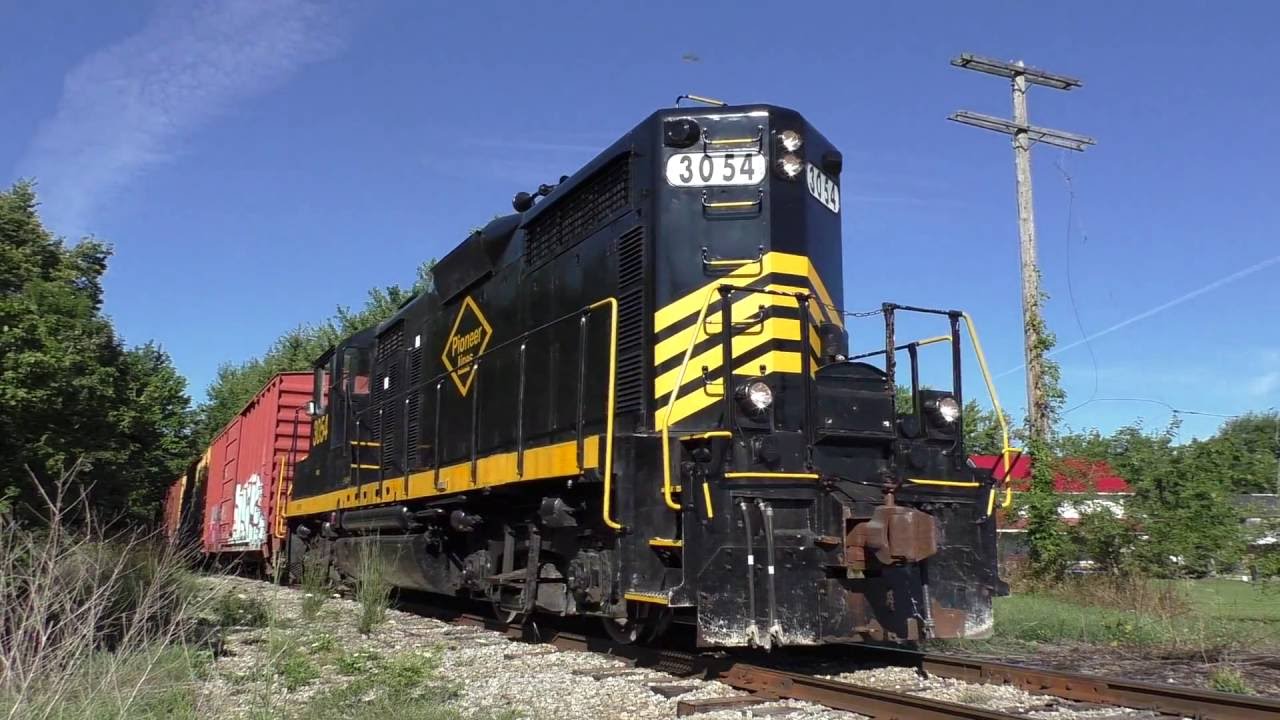 ND&W Railroad at Cecil Ohio 3054 / 1603 YouTube