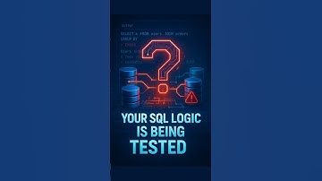 Your SQL Logic Is Being Tested | Quiz