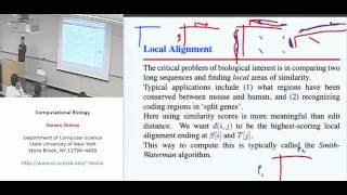 Lecture 11 - Smith-Waterman Algorithm