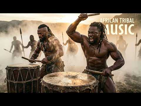 🔥 Aggressive Drums Shake Your Bones ⚡ Raw Tribal Force | African Tribal Drums