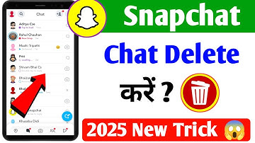 How to delete Snapchat chat | How to delete Snapchat messages | Delete Snapchat chat