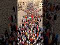 Gaza Eid Celebration: Thousands WavePalestinian Flags &amp; Drum Beats in Powerful Crowd