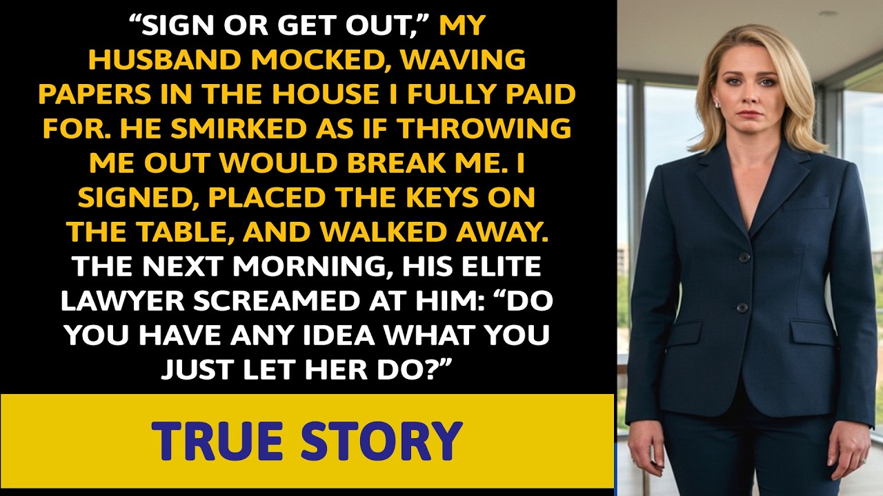 My Husband Forced Me To Sign Away My Million Dollar Estate And Luxury Mansion Until Lawyer Exposed