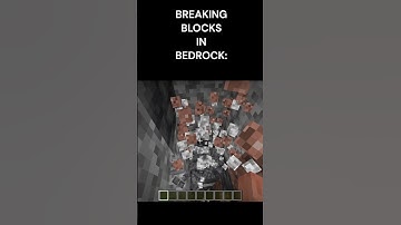 how breaking blocks looks in java vs bedrock (coding with mel part 26)