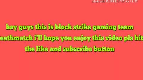 Block Strike Gameplay (Team Deathmatch)