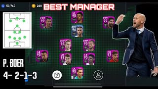 HOW TO PLAY P. BOER  NEW FORMATION WITH 1 AMF | PES 2020 Mobile Guide & Tactics | WIN EVERY MACTH screenshot 2