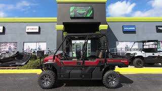 New Candy Persimmon Red 2025 KAWASAKI MULE PRO-FXT Side by Side UTV For Sale In Port Richey, FL