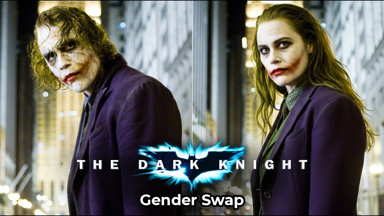 What if The Dark Knight Swapped Genders? | AI Transformation