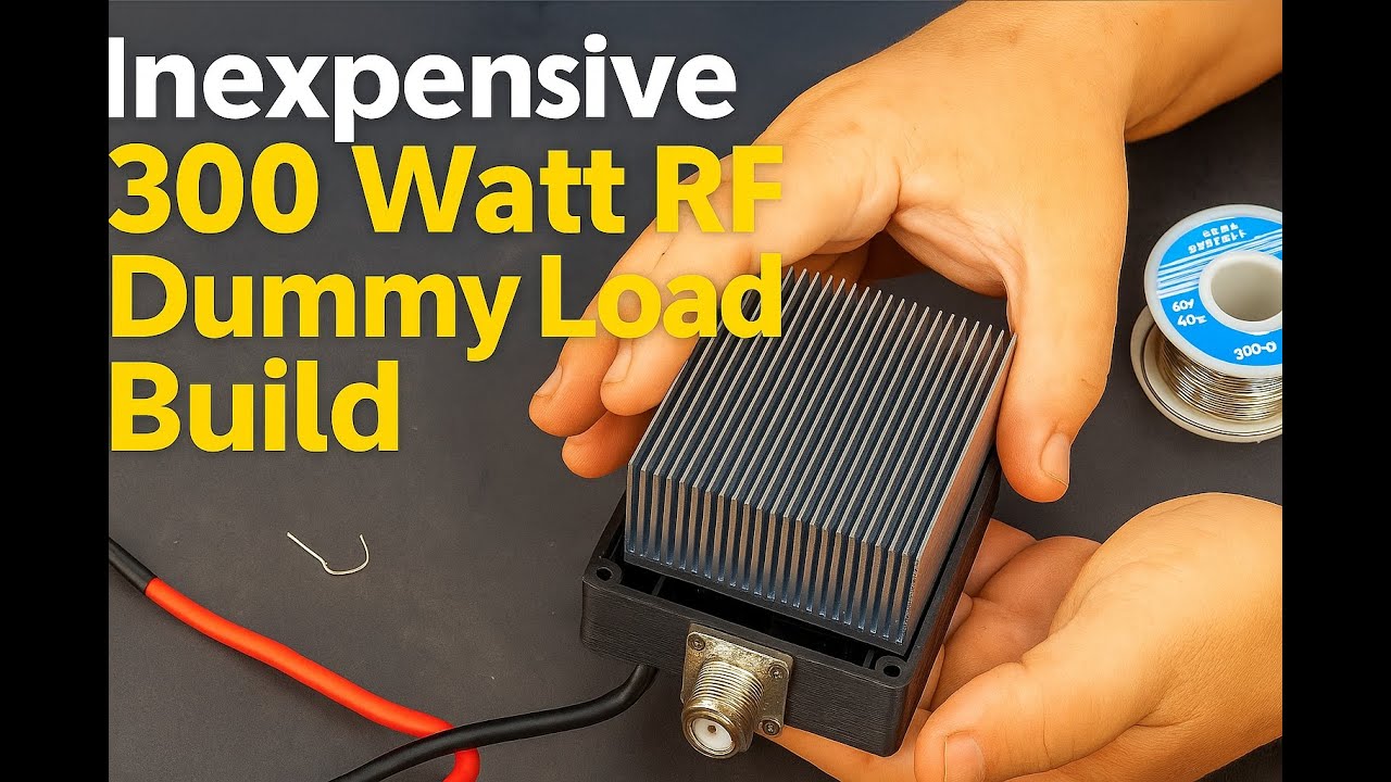 Inexpensive 300 Watt RF Dummy Load Full Build