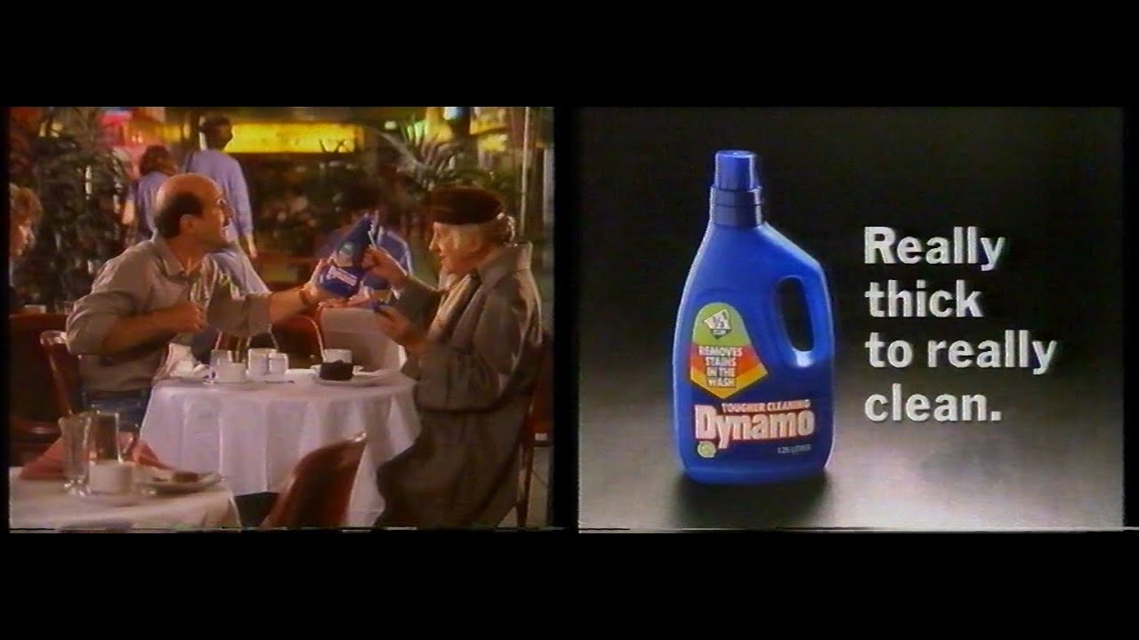 Dynamo Liquid ad - featuring Mother and Son (1992)