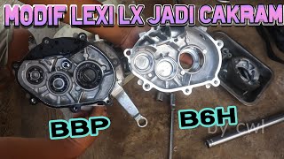 Rubah Modif Yamaha Lexi Lx 155 Pakai Cakram Detail Komponenya Pakai Apa Aja Part 1