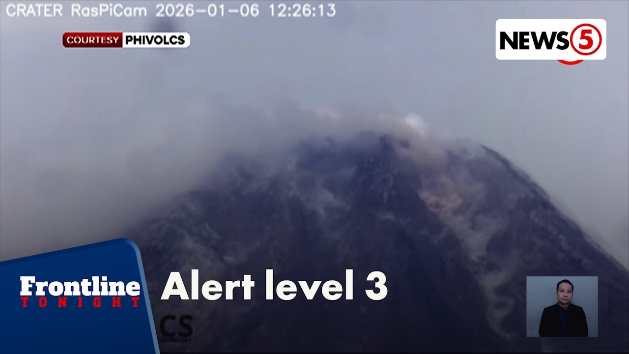 Bulkang Mayon, namemeligro nang pumutok matapos itaas sa alert level 3 |Frontline Tonight