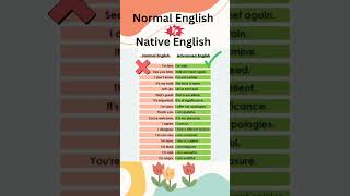 Native English Language |use   native English language instead of normal English#foryou