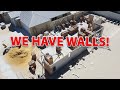 Vlog 2 external walls are up and house tour 1st week of brick laying