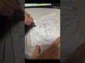 小さいサイズの色紙にミクちゃん描いた #初音ミク #タイムラプス #メイキング #アナログイラスト