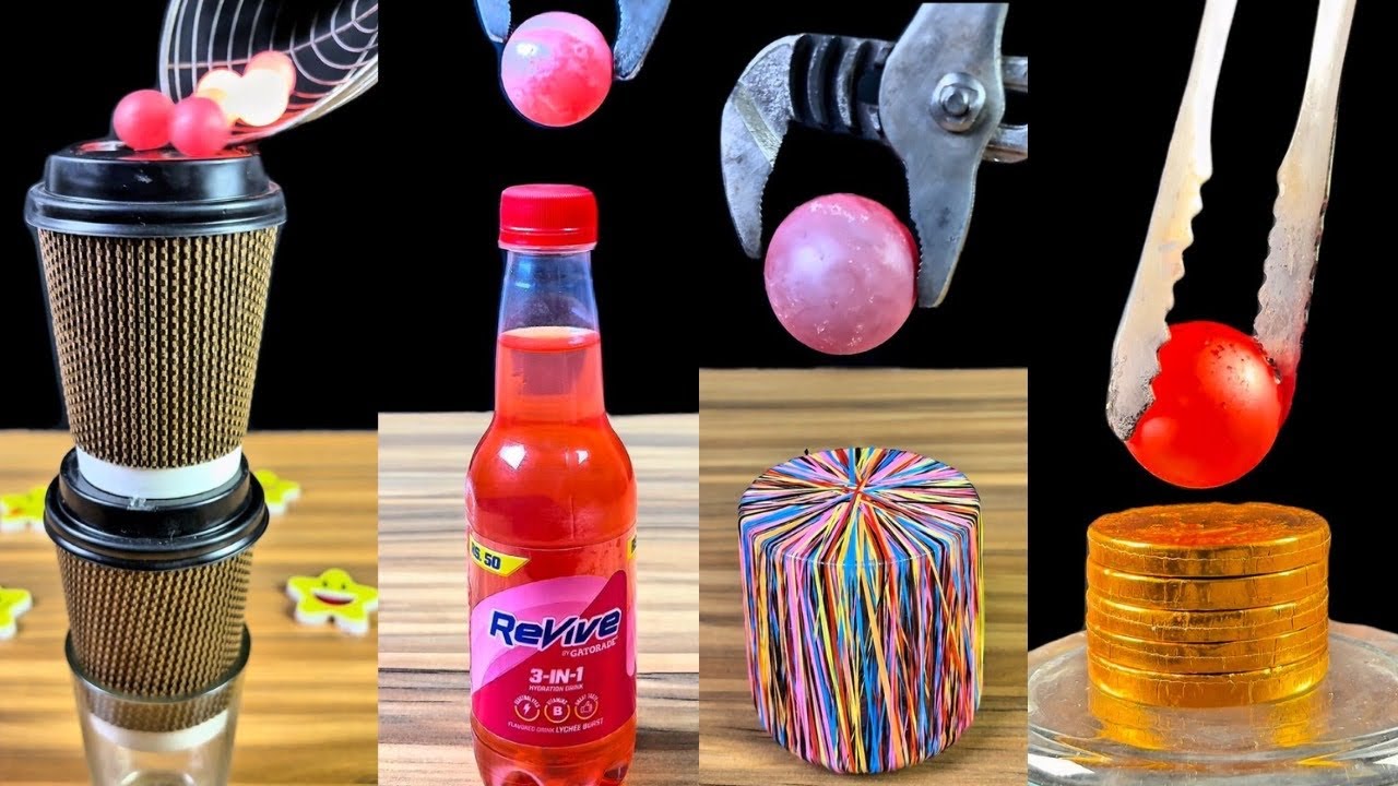 1000°C Hot Metal Ball vs Multiple Things