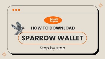How to Download Sparrow Wallet (2023) | Receive and Store Sats