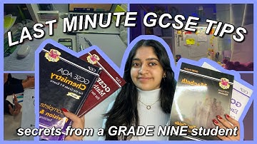 LAST MINUTE GCSE TIPS FOR EXAM PREPARATION 💪 secrets to ace the exams from a Grade 9 student