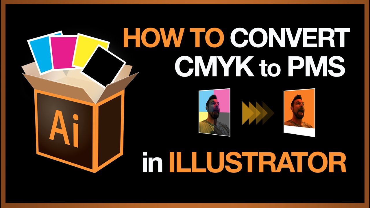 How To Convert CMYK to PMS Colors / Adobe Illustrator CC ...