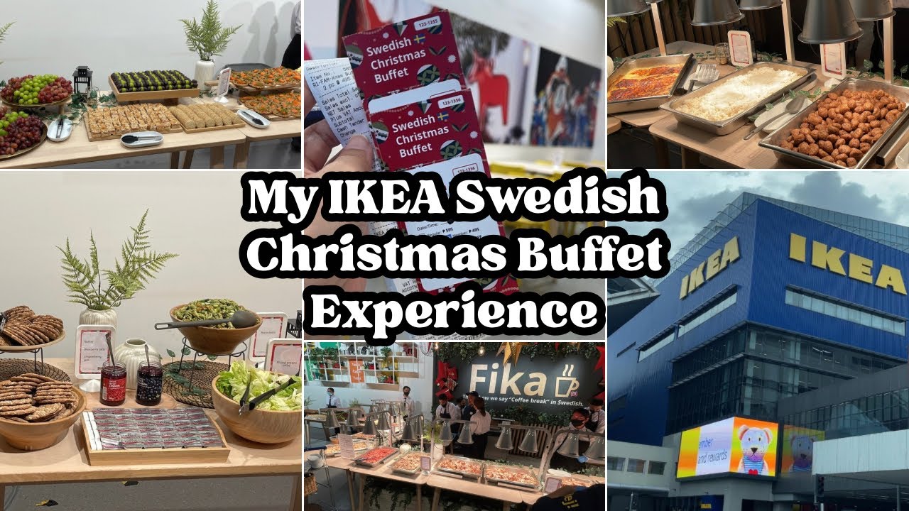 Рождественский ужин в шведском стиле от IKEA 🎄 | Шведский стол | Цена и отзывы | MOA Пасай Сити