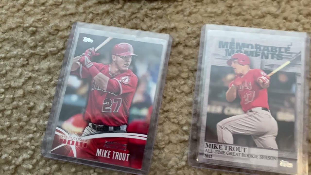 My Mike Trout Baseball Card Collection