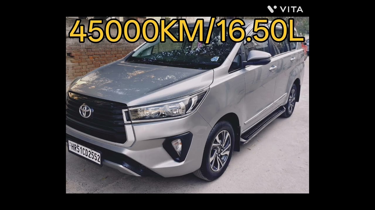 CRYSTA 2.4G  7S  MT 2021,AIRBAGS,ALLOY WHEELES 45000KM,RS.16.50LCS.అమ్మబడును.ఢిల్లీలో🚘☎️✈️9346242721