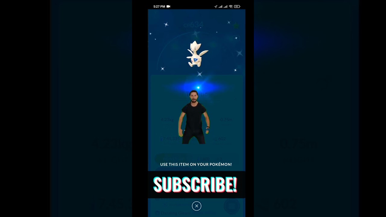 Evolving my SHUNDO togetic into togekiss and get new move aura sphere ✨✨ 