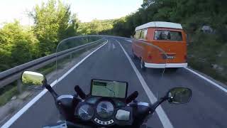 Vrsar to Rovinj - curvy road - YAMAHA FJR 1300