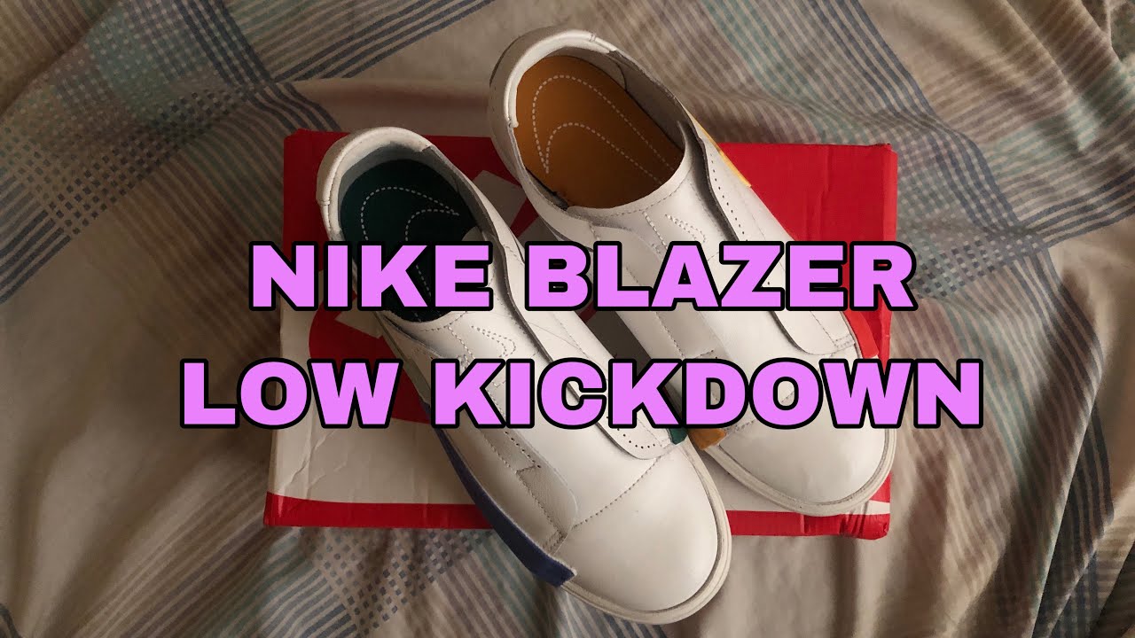nike blazer low kick down