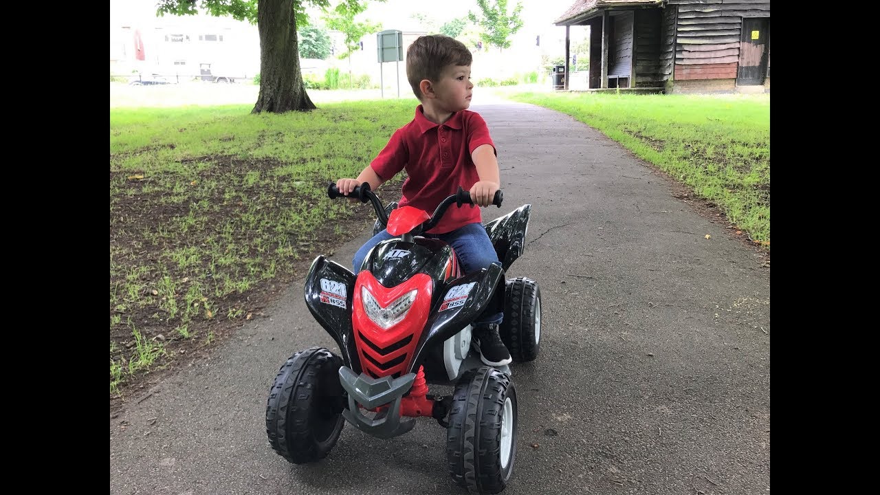 ATV 6V Ride On for Kids in Real Life  | Quad Bike| First time riding Power Wheels Ride on ATV