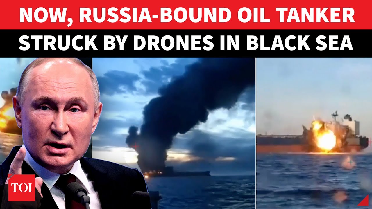 Putin FUMES As Russia-bound Oil Tanker Hit By Drone Attack In Black Sea, NATO Nation RESCUES…