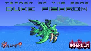 Terraria Calamity Infernum Duke Fishron fight "Terror of the Seas"