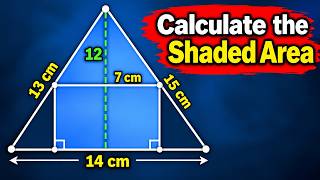 Can You Find the Shaded Area | 13-14-15 Triangle Challenge