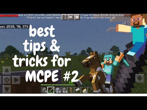top tips & tricks for minecraft Pe #2. #Sgaming #trending - YouTube