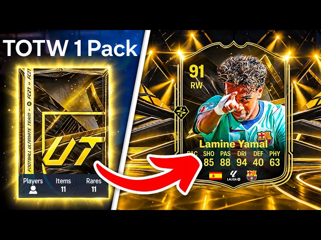 I PACKED MY FIRST TOTW CARD! 🥳 FC 27 Ultimate Team