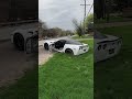 Corvette spins out into a Ditch!