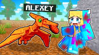 NASCI como BEB PTERODCTILO no Minecraft