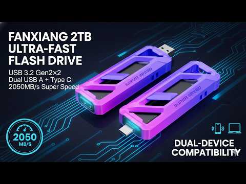 Fanxiang 2TB USB 3.2 Gen2×2 Flash Drive Review — 2050 MB/s Portable Storage!