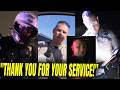 WTF?! He Thanks and APPRECIATES Every Cop Who Harasses and EXTORTS Him!