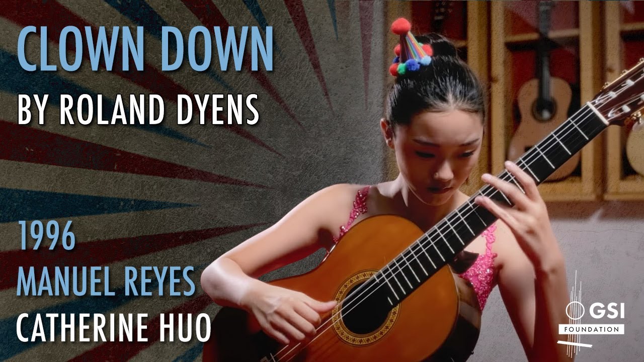 Roland Dyens' "Clown Down" performed by Catherine Huo on a 1996 Manuel Reyes classical guitar